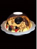Hand Painted Porcelain "The Kiss" Dome Light with LED base